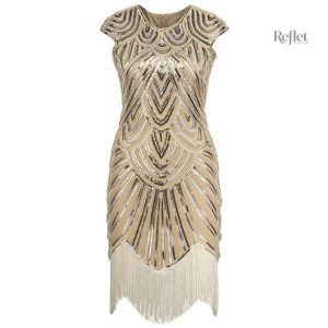 Robe soirée chic années 20