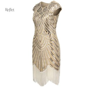 Robe 20's avec franges glamour