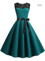 Robe à volants années 50