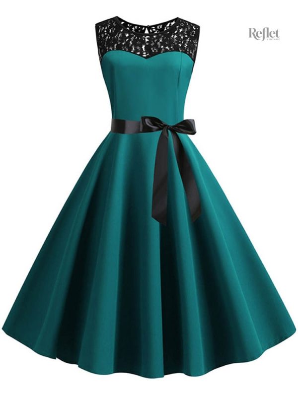 Robe à volants années 50