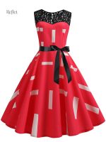 Robe avec jupe évasée années 50