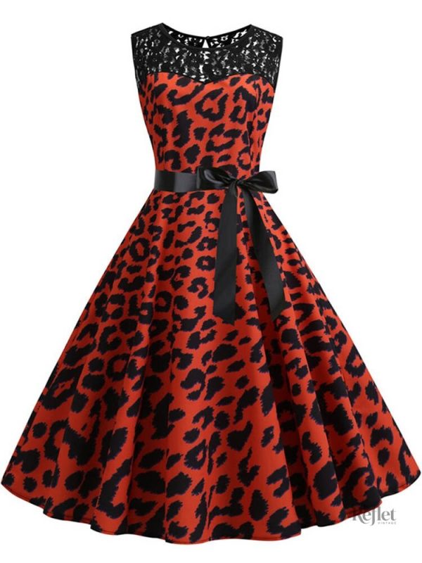 Robe à pois années 50