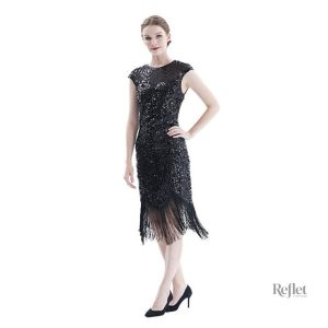 Robe de soirée rétro, inspiration des années 1920