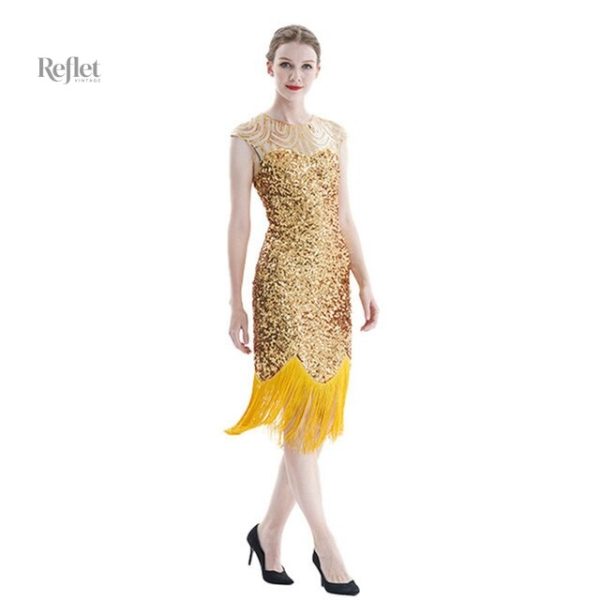 Robe chic années 20, parfaite pour les événements nocturnes