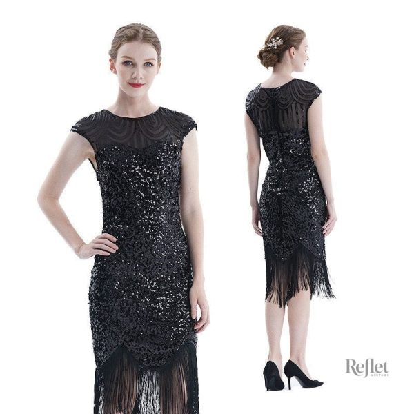Robe d'inspiration vintage, idéale pour les soirées