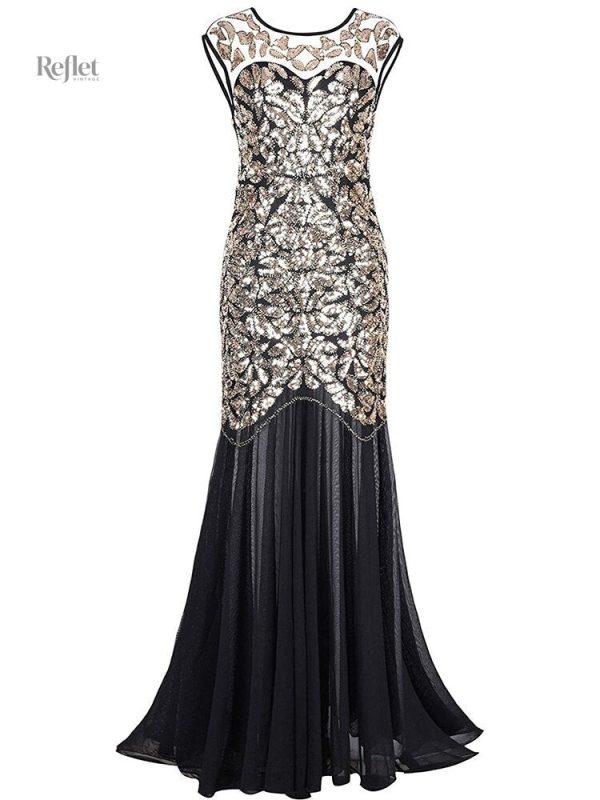 Robe vintage soirée années 30