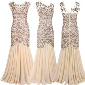 Robe de gala inspirée des années 30