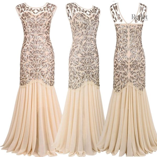 Robe de gala inspirée des années 30