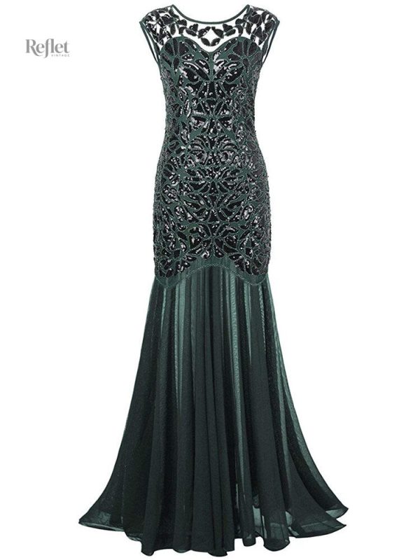 Robe de mode années 30 pour femme
