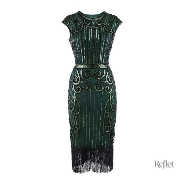 Robe de style rétro, inspirée des années 20