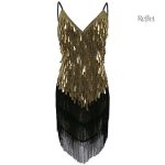 Robe décolletée inspirée des années 20