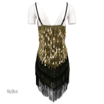 Robe rétro des années 20, style audacieux