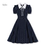 Robe décontractée inspirée des années 40