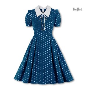 Mode féminine des années 40 : robe confortable