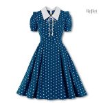 Robe d'été inspirée des années 40 pour femmes