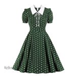 Robe années 40, silhouette chic et décontractée