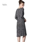 Robe années 30 avec détail en dentelle féminine