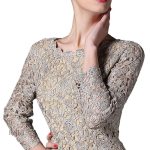 Robe vintage en dentelle des années 30