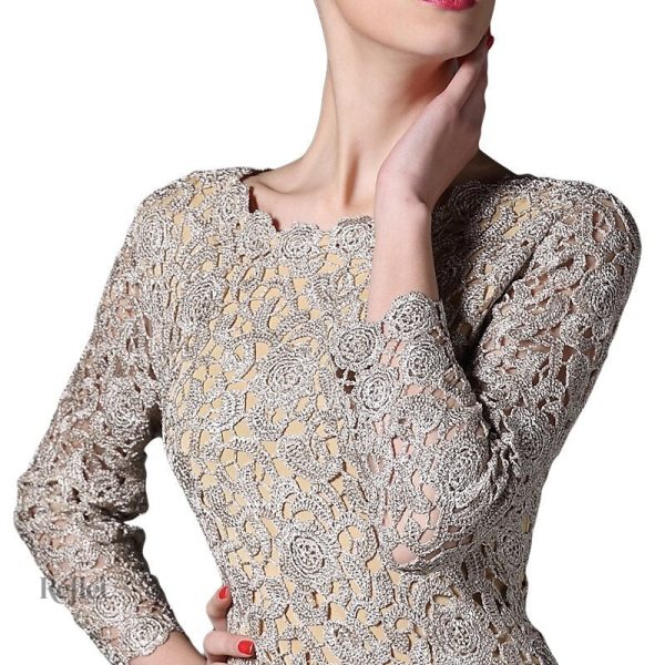 Robe vintage en dentelle des années 30