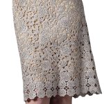 Robe à dentelle délicate des années 30