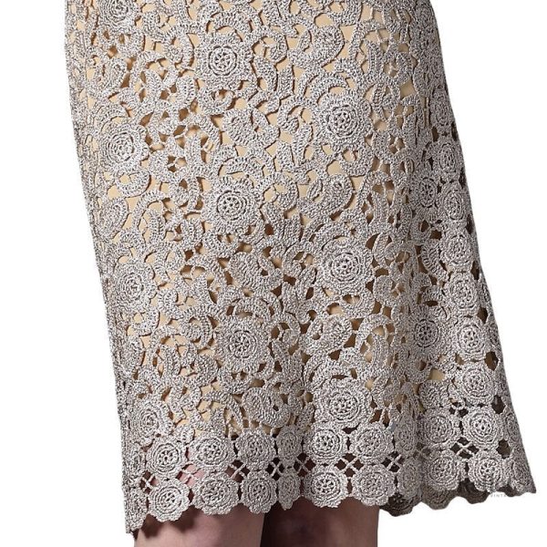 Robe à dentelle délicate des années 30