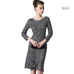 Robe années 30 en dentelle avec design raffiné