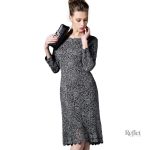 Robe en dentelle années 30 avec coupe intemporelle