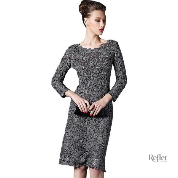 Robe chic en dentelle de style années 30
