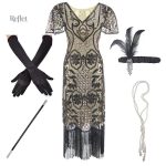 Robe vintage dentelle années 40