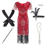 Robe romantique dentelle années 40