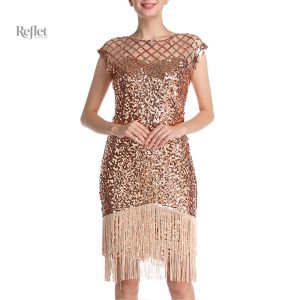Robe vintage années 20, élégante et festive, idéale pour soirées