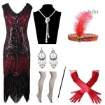 Robe rétro des années 20 pour soirées