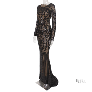 Robe à franges inspirée des années 20 pour soirée