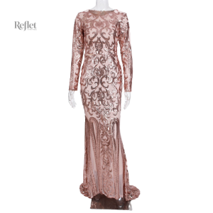 Robe classique années 20 avec design chic