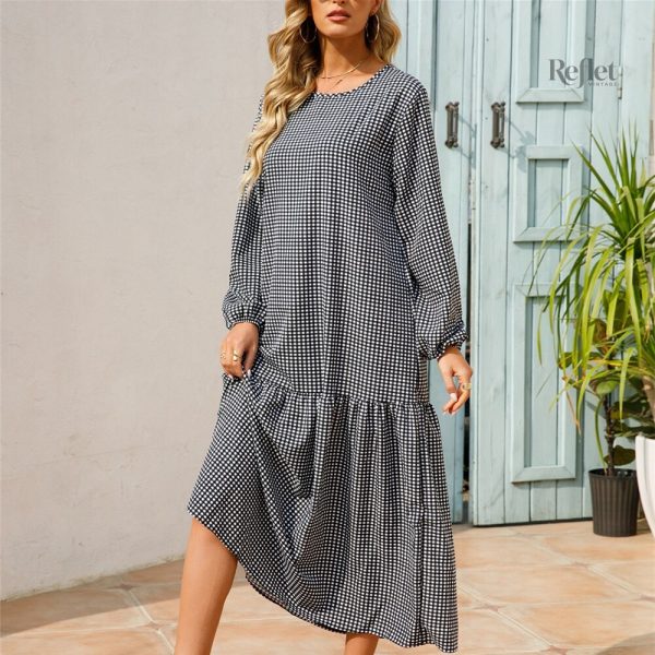 Robe rétro des années 20, style chic et ample