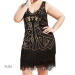 Robe des années 20 pour femmes rondes