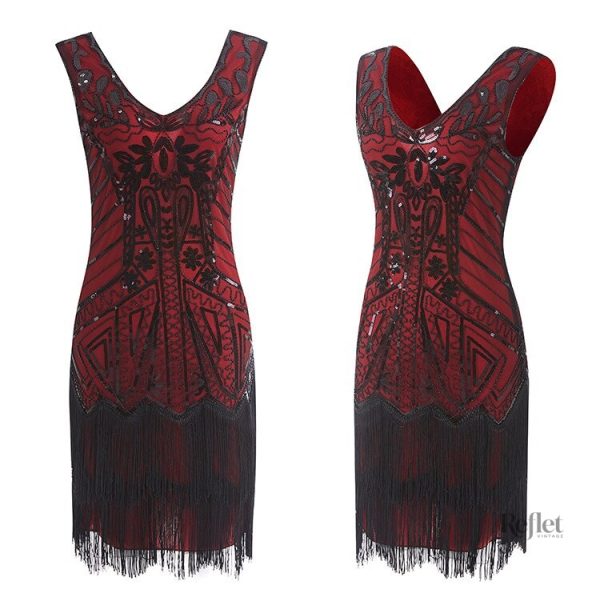 Robe rétro pour femmes, style des années 20