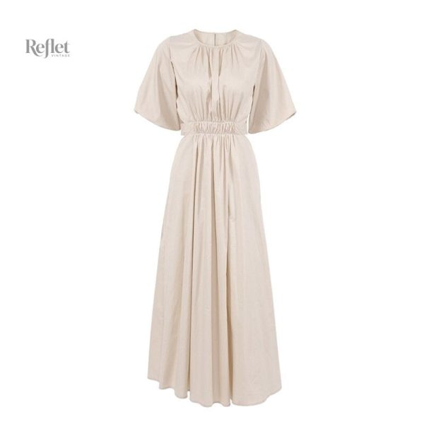 robe-des-annees-50-manche-3-4-1 Robe des années 50 à manches 3/4