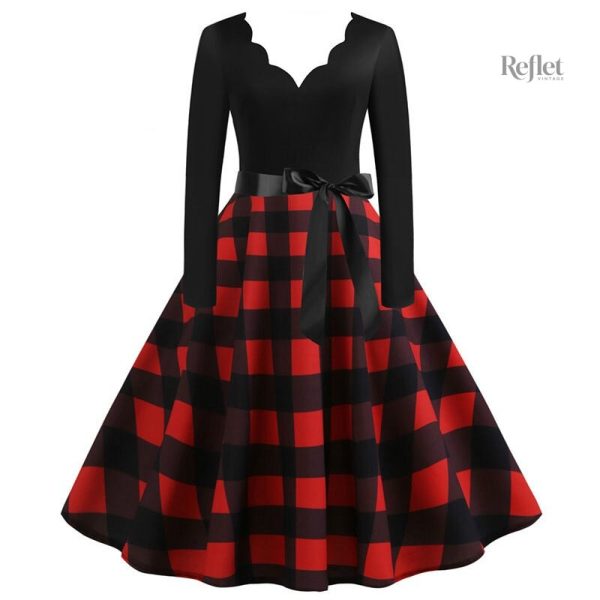 Robe classique année 60, coupe vintage