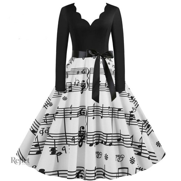 Robe des années 60 en coton léger