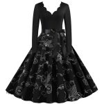 Robe année 60 avec ceinture assortie