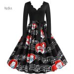 Robe 60's en tissu léger et fluide