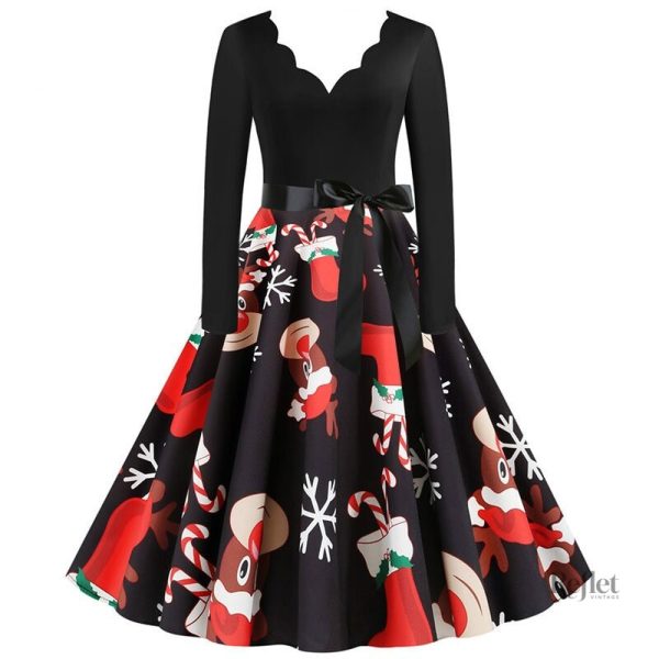 Robe vintage années 60, élégante et chic
