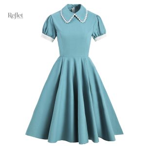 Robe des années 70, style vintage et coloré