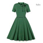 Robe écolière années 40, style rétro chic