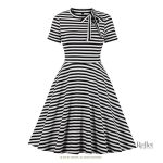 Robe vintage inspirée des années 40, look classique