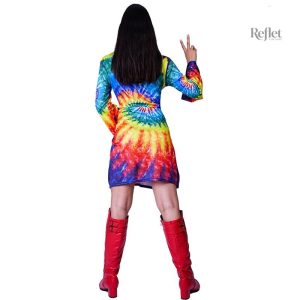 Robe à motifs années 70 pour filles