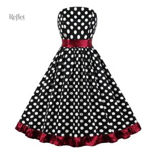 Robe d'été style années 50, élégante et féminine