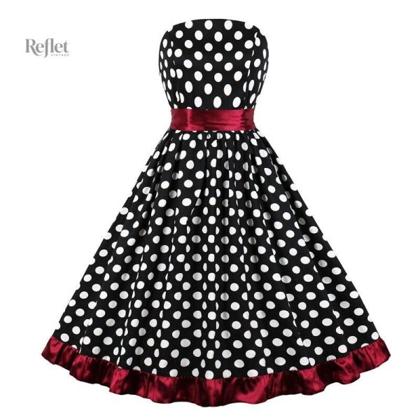 robe-dete-forme-annee-50-1 Robe d'été style années 50, élégante et féminine