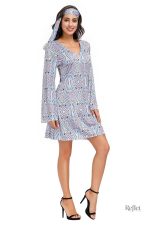 Robe années 70, design original et festive